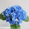 Feel Moist 3D Big Hydrangea Flower Real Touch Artificial Flowers Home Living Room Decoration Wedding Party Table Layout Fake Hydrangea Bouquets