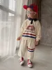 Zestawy odzieży Koreańskie Zestaw dla dzieci chłopiec garnitur Spring Autumn Fashion Drukuj Baby Girl