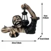 Feestmaskers Halloween Horrible Zombie Draaglamp Ornament Buiten Tuin Decor LED Lantaarn Licht Gepersonaliseerde Stijlvol Ambachten Decor Cadeau 230905