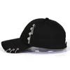 Hoeden met brede rand Emmerhoeden Verkoop Mode IJzeren Ringbal KPOP Hoeden Verstelbare Baseball Cap Hoeden Mode Hoeden Dames Zonnehoed Heren 230905