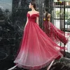 Sukienki na imprezę Zbiór kołnierza granatowy kryształowy koralikowatą suknię liniową luksusowe wieczór vestidos elegantes para mujer vestido de festa