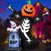 Autre événement Party Supplies Ourwarm Halloween Pumplable Pumpkin Skeleton Tombstone Ghost Outdoor Haunted House Yard Scary Prop Party Fêtes Décoration de vacances 230905