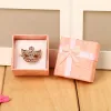 Bague en gros boucles d'oreilles cercueil bracelet bibelot boîtes à bijoux cadeau d'amant sac de faveur de mariage emballage porte-étui boîtes de cadeaux de Noël