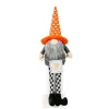 Fontes de festa decorações de halloween gnomos boneca pelúcia artesanal tomte sueco de pernas longas ornamentos de mesa anão 906