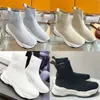 Designers Winter Socks Boot Casual Shoes Platform Sneaker Women Black White Luxury Knitted Elastic Boots Tennis Sneakers EU36-42 NO466