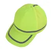 Bollkåpor Reflekterande stripe baseball cap för sanitetsarbetare förbättrar synligheten