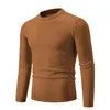 Men's Sweaters Men O-Neck Knit Slim-fit Solid Pullover USA XS-M
