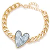 Charm Bracelets ZOSHI 2023 Arrival Charms Bracelet For Women Love Heart Design Gold Color Thick Chains Boho Jewelry Gifts