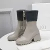 Designer Women Betty PVC Boots Beeled Furry High Heels Knee High Tall Rain Boot Waterproof Welly Half Boots Platform Shoes Outdoor RainshoesLuxury Factory Shoe Shoe