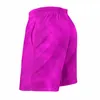 Shorts masculinos roxo e rosa tie dye board impressão abstrata qualidade curta diária plus size calças masculinas