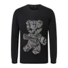 Strass Plein Philipps Loose Designer hommes femmes sweats à capuche pull à capuche pull à manches longues en vrac pulls PP Skull pour hommes Tops vêtements avec impression