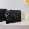 sac de designer sac à main de mode épaule de luxe noir blanc sacs de créateurs flip cover sac de messager chaîne en métal or argent femmes sac à main en cuir sac bandoulière