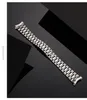 Assista Bandas 13 17 20mm Pulseira de Relógio de Aço Inoxidável para Rolex Watch para Oyster Perpetual Pulseira Curvo End Strap Men Substituição Pulseira 230905