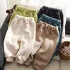 Pantalons pour bébés filles et garçons, Leggings épais pour garder au chaud, pantalons d'hiver longs pour enfants