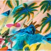 Robe de plage à imprimé Floral pour femmes, sans manches, dos nu, grand nœud, à bandes, Prairie, robes d'été, ample, Slip, robe de vacances, 2023