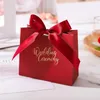 Gift Wrap 10pcs/lot Creative Romantic Wedding Candy Box Hard Paper Folding European 14x6x12cm