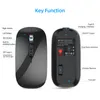 Mouse M103 2 4G BT5 1 Mouse Dual Mode Nirkabel Kantor Ergonomis 3 Gear DPI Compatibile con la batteria al litio 500MAh 230905