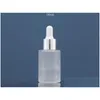 Packing Bottles Wholesale 30Ml Dropper Bottle Small Empty Glass For Oil Eye Refillable With Metal Screw Mouth Drop Delivery Office S Otipg