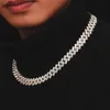 Good Quality Vvs Moissanite Custom Cuban Link Chain S925 Sterling Silver for Hip Hop Men Jewelry