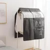 Boîtes de rangement vêtements suspendus à poussière de robe transparente Organispteur de vêtements armoire étanche