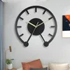 Relojes de pared Reloj de madera retro Moda Decoración creativa para el hogar Decoración silenciosa para la sala de estar Despertador estético