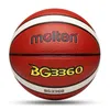 Bollar Molten Basketball Ball Standard Storlek 7654 Högkvalitativ PU Material utomhus inomhusträning Matcha Kvinnor Child Men Basquetbol 230905