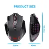 Mice REDRAGON Impact Elite M913 Mouse game nirkabel RGB USB 2 4G 16000 DPI 16 tombol yang dapat diprogram ergonomis untuk PC dan Gamer 230905