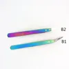 Head Changeable Rainbow Stainless Steel Ceramic Tweezers High Temperature Acid Alkali Corrosion Resistance Wire DIY Tool