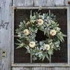 Other Event Party Supplies Summer Autumn Wreath Farmhouse Garland Fall Pumpkin Wreath Harvest Front Door Wall Hanging Wreath Wedding Wreath Home Decoration 230905