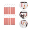 Storage Boxes 10 Pcs Cedar Hook Board Blocks Natural Fragrant Hanging Planks Scented Wood Clothes Hanger Bug Home