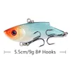 BAITS LURES 1 PC 5.5CM9G TUCH FISH LURE VIB Rattlin Hook Fishing Sinking Vibration Rattlin Hookion Bait Pencils Fishing Gear 230905