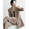 Frauen Zwei Stück Hosen QIWN Professionelle Set Weibliche Hohe Taille Hose Und Elegante Jacke Blazer Qualität Jacken Anzüge G423