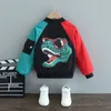 Jackets Fashion Baby Boys Jacket Spring Autumn Baseball Jacket Kids Bright Outerwear Letter Printing Tops Windbreaker Children Coat 230906