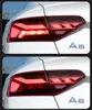 A5 A5L Tail Lights için Araba Arka Lanımı 2008-20 16 RS5 Stil LED Turn Sinyal Animasyon Fren Park Park Arka Lamba