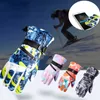 Gants de sport Gants de ski de snowboard d'hiver en cuir PU écran tactile antidérapant imperméable moto cyclisme polaire gants de neige chauds unisexe 230906