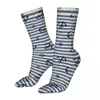 Herrensocken Herren Sport Anker und marineblaue Streifen Baumwolle Damensocke