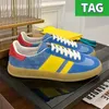 Herren-Designerschuhe xAD Gazelle Sneaker, grün, blau, rosa, Samt, beige, Ebenholz, Segeltuch, schwarz, Leder, gelb, weiß, Wildleder, Luxus-Damen-Freizeit-Sneaker, Sporttrainer