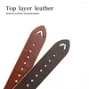 Assista Bandas Vintage Couro Straps Pulseira 22mm Handmade Oil Wax Genuine Leather Watchbands Quick Release Strap Belt