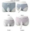 Majaki mężczyzn Sissy Metties Ruffled Knicks Męskie bieliznę oddychające oddychające majtki Otwarte/Zamknięcie Peni Pery Soft Jockstrap Ball Bow Bowing Linger