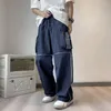 Pantaloni da uomo rimovibili da uomo estivi cargo pantaloncini sciolti skateboarding maschile costumi da bagno dritti streetwear pantaloni hip-hop