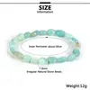 Strand Women Irregular Natural Stone Aventurine Amethysts Bracelets Labradorite Crystal Garnet Agates Fluorite Beaded Bangle Jewelry