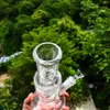 9 inch tall glass water pipe thick glass beaker bong scientific smoking pipe with 14mm glass bowl