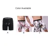 Cuecas estiramento perna longa boxershorts homens roupa interior de seda gelo respirável esporte shorts boxer briefs sexy bolsa convexa