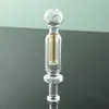 Perc Glass Oil Burner Pipe Mini Nector Collector Recycle Chamber with 30mm Bowl Straight Bubbler Hand Pipes Dab Rigs Water Pipes Smoking Accessories