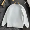 Designer Luxury Polar Autumn/Winter Fashion High Street Cotton Sweatshirt Hoodie andningsbara män och kvinnor älskar mönster lapptäcke avslappnad hoodie