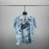 2Luxury Designers koszule męski tygrys Tiger Letter V Silk Bowling Shirt Casual Shirts Men Slim Fit Sukienka z krótkim rękawem M-3XL#1070