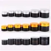 Verpakkingsflessen Groothandel 5G 10G 15G 20G 30G 50G Amber Glass Crème Jar Bottle Cosmetische make -uppotten Navulbare lotion Drop levering O OTG7Q