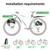 Bike Fender RBRL Ensemble de Garde-Boue de vélo VTT Garde-Boue de vélo électrique réglable VTT TPE élargir Allonger Brevet Protecteur à dégagement Rapide 230906