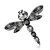 Broches libélula broche strass cristal animais pino para mulheres jóias roupas decoração