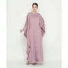 Vêtements ethniques ICCLEK Abayas pour femmes musulmanes Robe Kaftan Islam longues robes de l'Aïd Robe Femme Musulmane